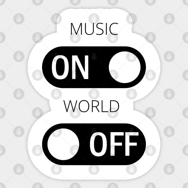 On and Off Sticker by MFVStore